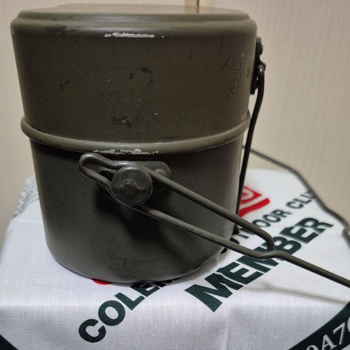 再再再再中陸上自衛隊 装備品 飯盒 桜Qマーク 1988年 は